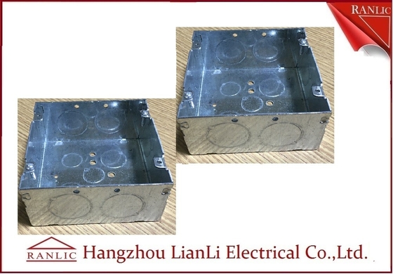 ประเทศจีน กล่องท่อโลหะแบบจุ่มร้อน, โลหะชุบสังกะสี 5 &quot;* 5&quot; กล่องเหล็กออก Steel ผู้ผลิต