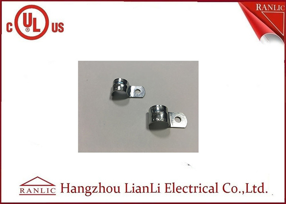 ประเทศจีน 3/8 &quot;ข้อต่อท่อร้อยสาย EMT เหล็กสองรูพร้อมผิวเคลือบสังกะสีด้วยไฟฟ้า ผู้ผลิต