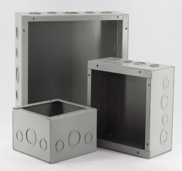 ประเทศจีน Knockouts Cover Metal Adaptable Box เหล็กชุบสังกะสี 1.2 มม. หนา PVC เคลือบ ผู้ผลิต