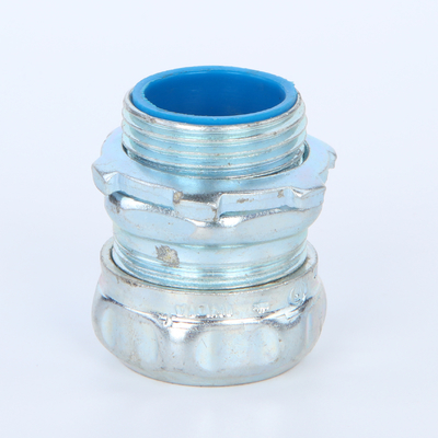 จีน การบีบอัดฉนวน EMT Coupling Electro Galvanized พร้อม Stainless Ring ผู้ผลิต