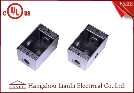 ประเทศจีน 1/2 &quot;3/4&quot; กล่องไฟฟ้าสองกล่องกันน้ำกล่องขั้วเคลือบผง UL Listed ผู้ผลิต