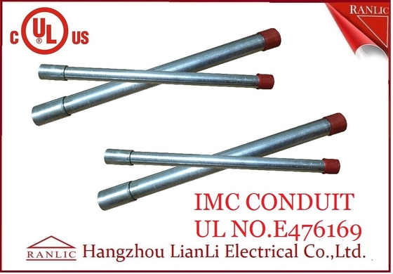 ประเทศจีน Hot Dip Rigid Intermediate Metal Conduit IMC Conduit Pipe 1/2&quot; ถึง 4&quot; UL Listed ผู้ผลิต