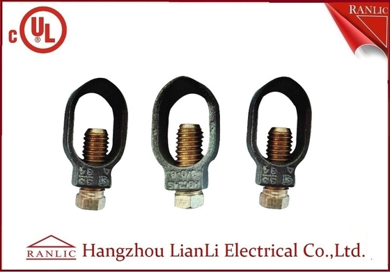 ประเทศจีน 3/8 &quot;1/2&quot; Ground Rod Clamp อุปกรณ์สายไฟทองเหลือง Customized ผู้ผลิต