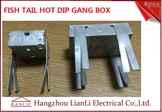 ประเทศจีน Hot Dip Finish GI กล่องไฟฟ้าแก๊ง / กล่องไฟฟ้าแก๊ง 3 นิ้วคูณ 3 นิ้ว ผู้ผลิต
