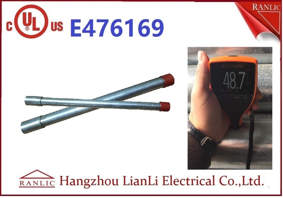 ประเทศจีน UL Standard 1/2” 3/4” แข็ง IMC ท่อร้อยสายไฟฟ้า Hot DIP Galvanized ผู้ผลิต