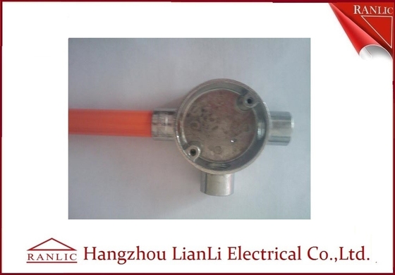 ประเทศจีน เหล็กเคลือบพีวีซี BS31 BS4568 GI Conduit Pipe in Green / Orange ผู้ผลิต