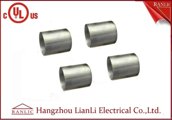 ประเทศจีน 1-1 / 4 นิ้ว 1-1 / 2 นิ้ว Electro Galvanized IMC Coupling 3.0mm ความหนาภายใน Thread ผู้ผลิต