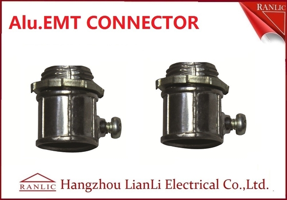 ประเทศจีน 1/2 EMT Connectors Fittings, อลูมิเนียมอัลลอยด์ 4 EMT Connector Customized ผู้ผลิต