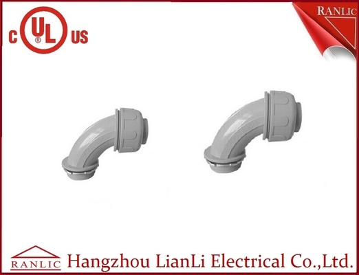 ประเทศจีน ไนลอน 90 องศา Liquid Tight Flexible Connector สีงาช้าง 3/8 &quot;ถึง 2&quot; ผู้ผลิต