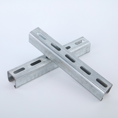 เหล็ก 41x21mm 41x41mm Slotted Strut C Channel ไม่มี Slotted ผู้ผลิต