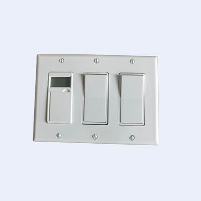 RUFFIN Four Gang Wall Light Switch แหวนฉาบปูนก่อนการผลิต ผู้ผลิต
