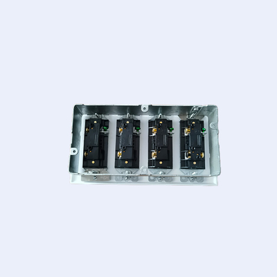 RUFFIN Four Gang Wall Light Switch แหวนฉาบปูนก่อนการผลิต ผู้ผลิต