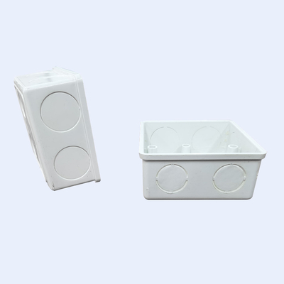 20MM 25MM UPVC ไฟฟ้า U Way Switch Gang Box สีดำสีขาว ผู้ผลิต