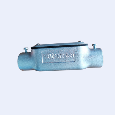 กล่องเชื่อมต่อเหล็กชุบสังกะสีแบบจุ่มร้อนแบบจุ่มร้อน Conduit Darcromate Finish ผู้ผลิต