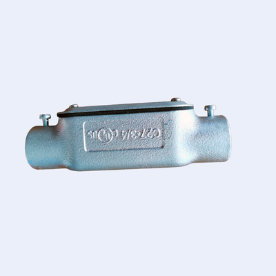 กล่องเชื่อมต่อเหล็กชุบสังกะสีแบบจุ่มร้อนแบบจุ่มร้อน Conduit Darcromate Finish ผู้ผลิต