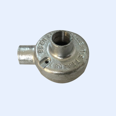 20mm 25mm Malleable Finish Pre Galvanized Circular Box 4 Way Back Entry Outlet ผู้ผลิต