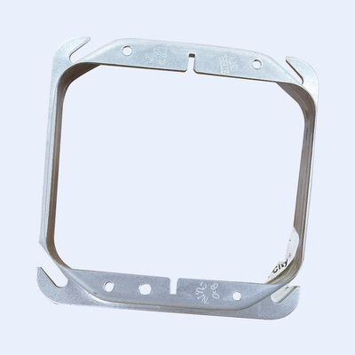 Pre Gavlanized Square Conduit Box แหวนโคลนหนา 1.60 มม. ไม่มีสกรู ผู้ผลิต