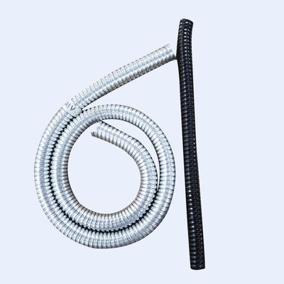 IP6 Anti Fire Steel ท่ออ่อนแบบยืดหยุ่น 0.30 มม. หนา 1/2&quot; 4&quot; Light Duty Silver ผู้ผลิต