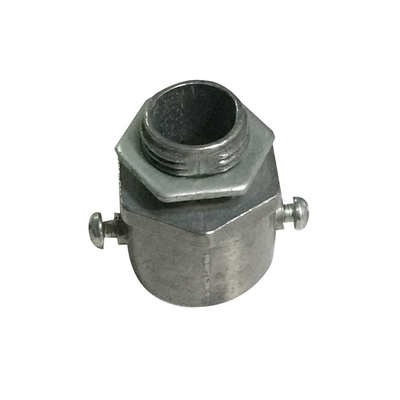 อะแดปเตอร์ท่ออ่อนแบบยืดหยุ่น 20 มม. Zinc Alu Electro Galvanized พร้อมสกรู M4 สองตัว ผู้ผลิต