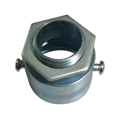 อะแดปเตอร์ท่ออ่อนแบบยืดหยุ่น 20 มม. Zinc Alu Electro Galvanized พร้อมสกรู M4 สองตัว ผู้ผลิต