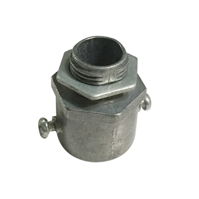 อะแดปเตอร์ท่ออ่อนแบบยืดหยุ่น 20 มม. Zinc Alu Electro Galvanized พร้อมสกรู M4 สองตัว ผู้ผลิต
