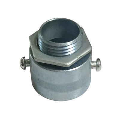 อะแดปเตอร์ท่ออ่อนแบบยืดหยุ่น 20 มม. Zinc Alu Electro Galvanized พร้อมสกรู M4 สองตัว ผู้ผลิต