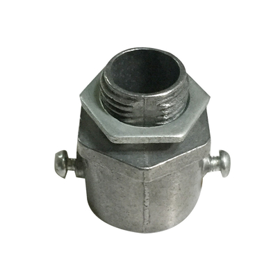 อะแดปเตอร์ท่ออ่อนแบบยืดหยุ่น 20 มม. Zinc Alu Electro Galvanized พร้อมสกรู M4 สองตัว ผู้ผลิต