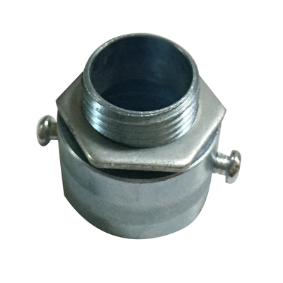 อะแดปเตอร์ท่ออ่อนแบบยืดหยุ่น 20 มม. Zinc Alu Electro Galvanized พร้อมสกรู M4 สองตัว ผู้ผลิต