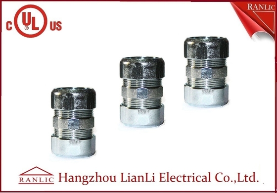 เหล็ก IMC 3/4 การบีบอัดข้อต่อท่อแข็งอะแดปเตอร์ Electro Galvanized ผู้ผลิต