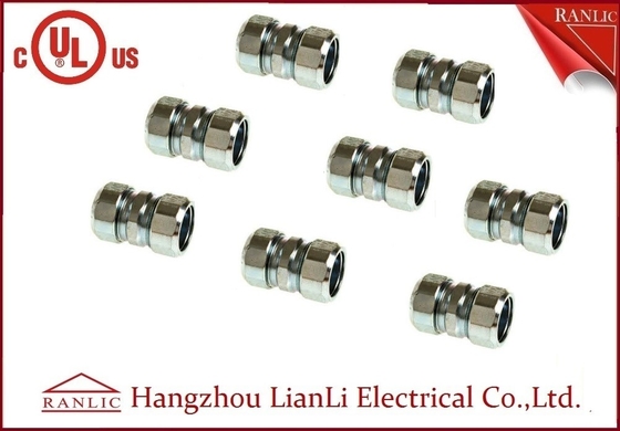 เหล็ก IMC 3/4 การบีบอัดข้อต่อท่อแข็งอะแดปเตอร์ Electro Galvanized ผู้ผลิต
