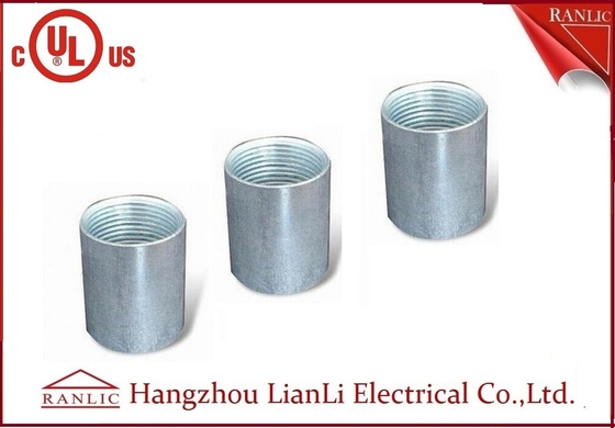 3 นิ้ว 4 นิ้วแข็ง IMC Conduit Fittings Coupling Socket ภายในเธรด Electro Galvanized ผู้ผลิต