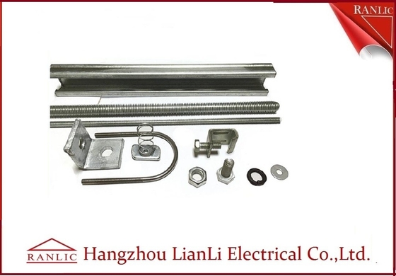 Electro Strut Channel Fittings เหล็ก U Channel Slotted หรือไม่มี Slotted ยาว Length ผู้ผลิต