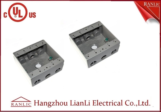1/2 &quot;3/4&quot; รูกล่องท่อกันน้ำอลูมิเนียมหล่อตาย UL Listed ผู้ผลิต