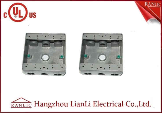 1/2 &quot;3/4&quot; รูกล่องท่อกันน้ำอลูมิเนียมหล่อตาย UL Listed ผู้ผลิต