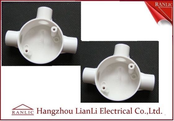 กล่องแยกท่อร้อยสายไฟฟ้าพีวีซีกลมสามทาง BS4568 สั่งทำพิเศษ ผู้ผลิต