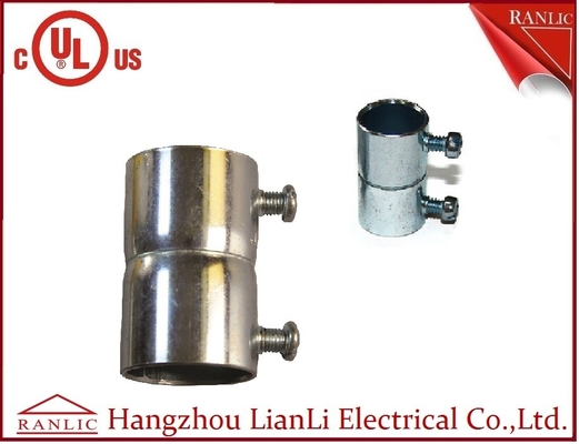 ชุดข้อต่อสกรูข้อต่อท่อร้อยสาย EMT พร้อมน็อตล็อคเหล็ก 1/2 &quot;ถึง 4&quot; UL E350597 ผู้ผลิต