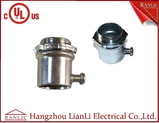 UL Listed 1/2 นิ้วถึง 4 นิ้วตัวเชื่อมต่อท่อร้อยสายโลหะ EMT พร้อมท่อหุ้มฉนวน PVC ผู้ผลิต